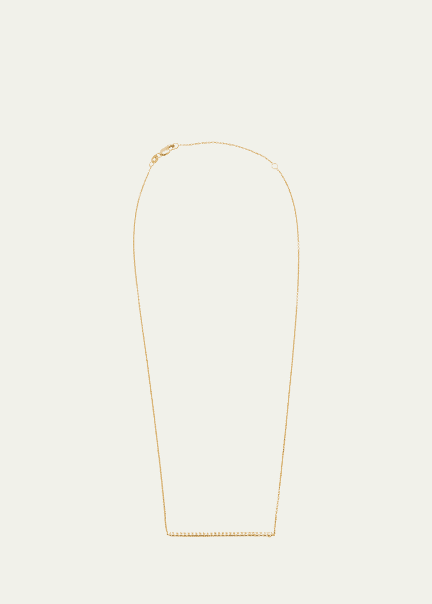 Roberto coin store diamond bar necklace