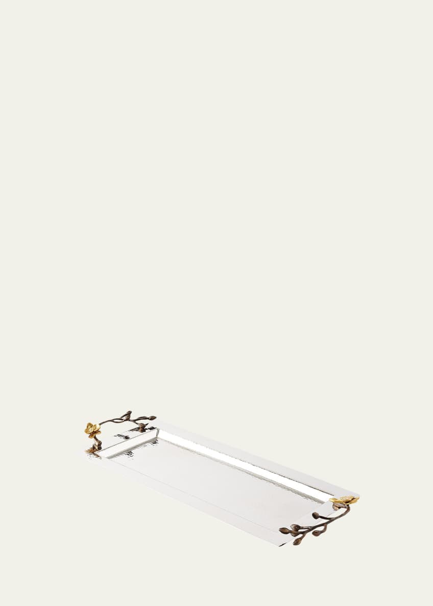 Michael Aram Gold Orchid Vanity Tray Image 1 of 3