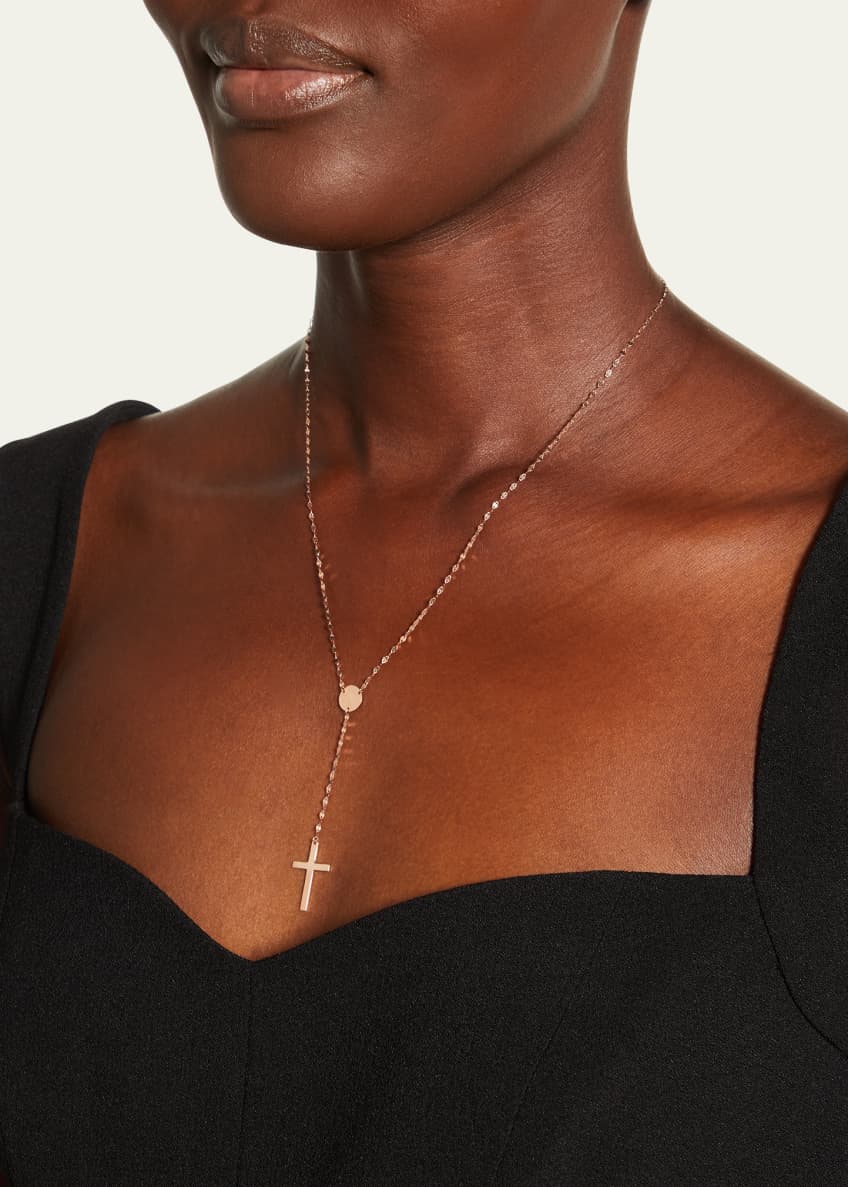 Lana Gold Crossary Necklace - Bergdorf Goodman