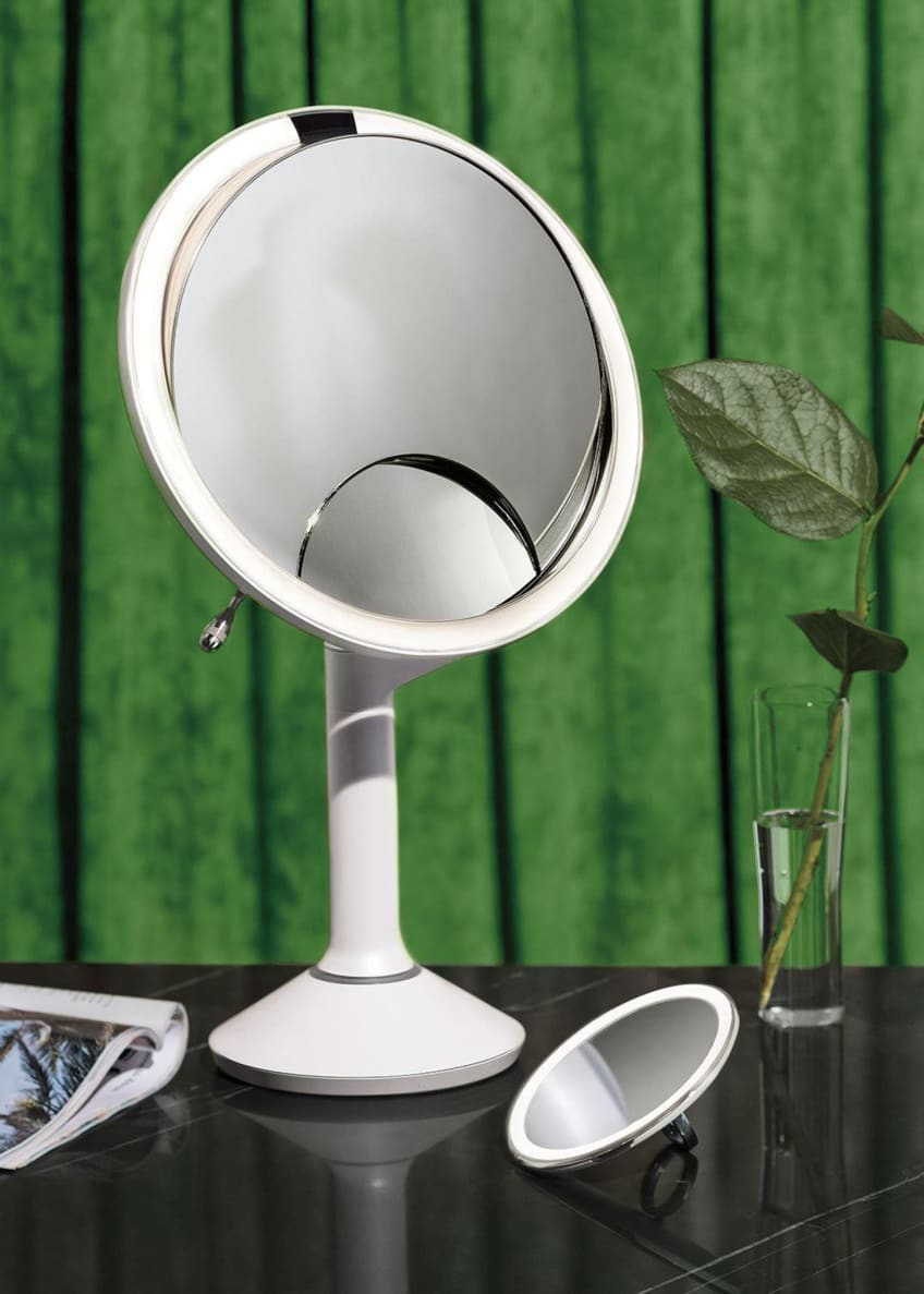 simplehuman 8" Sensor Mirror Trio, White Bergdorf Goodman