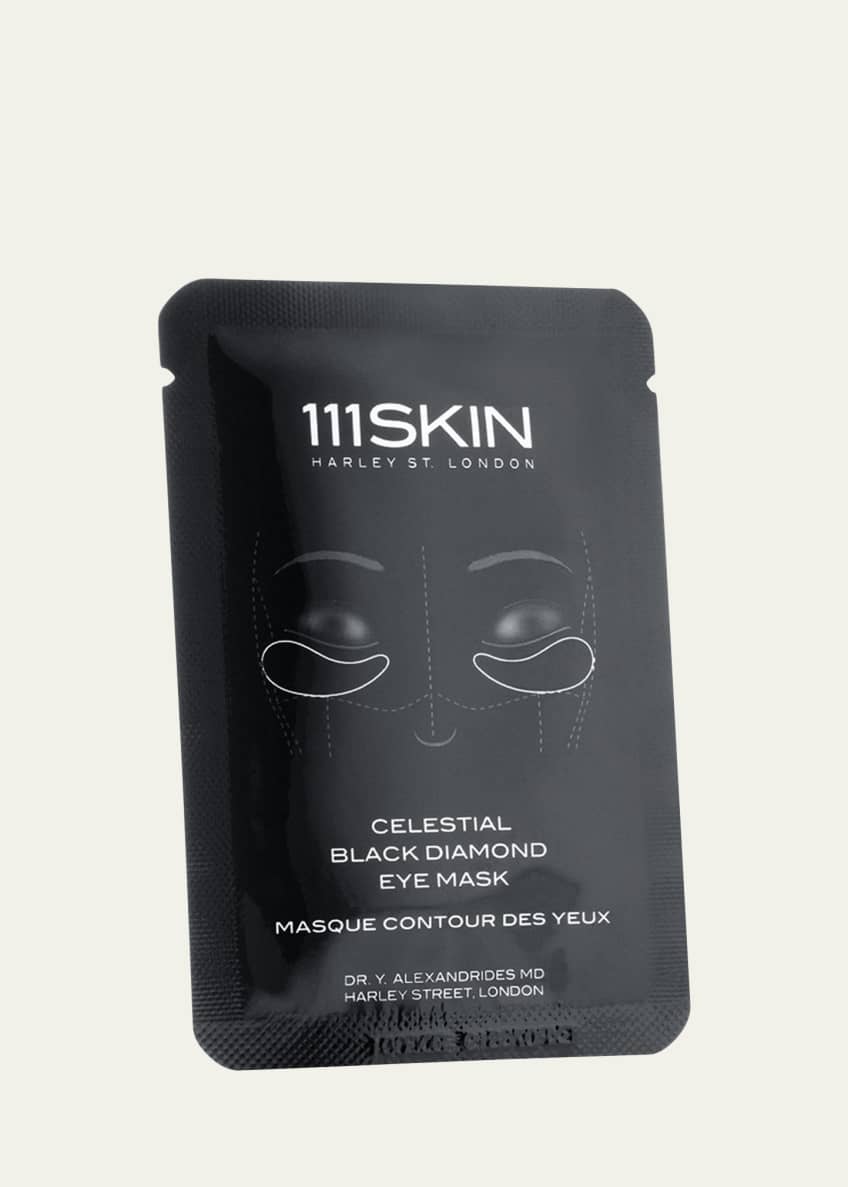 111SKIN Celestial Black Diamond Eye Mask Box, 8 Count Bergdorf Goodman