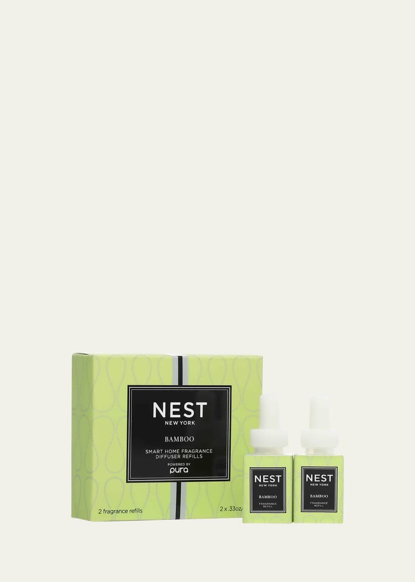 NEST New York Bamboo Pura Smart Home Diffuser Refill, 2 x 0.33 oz
