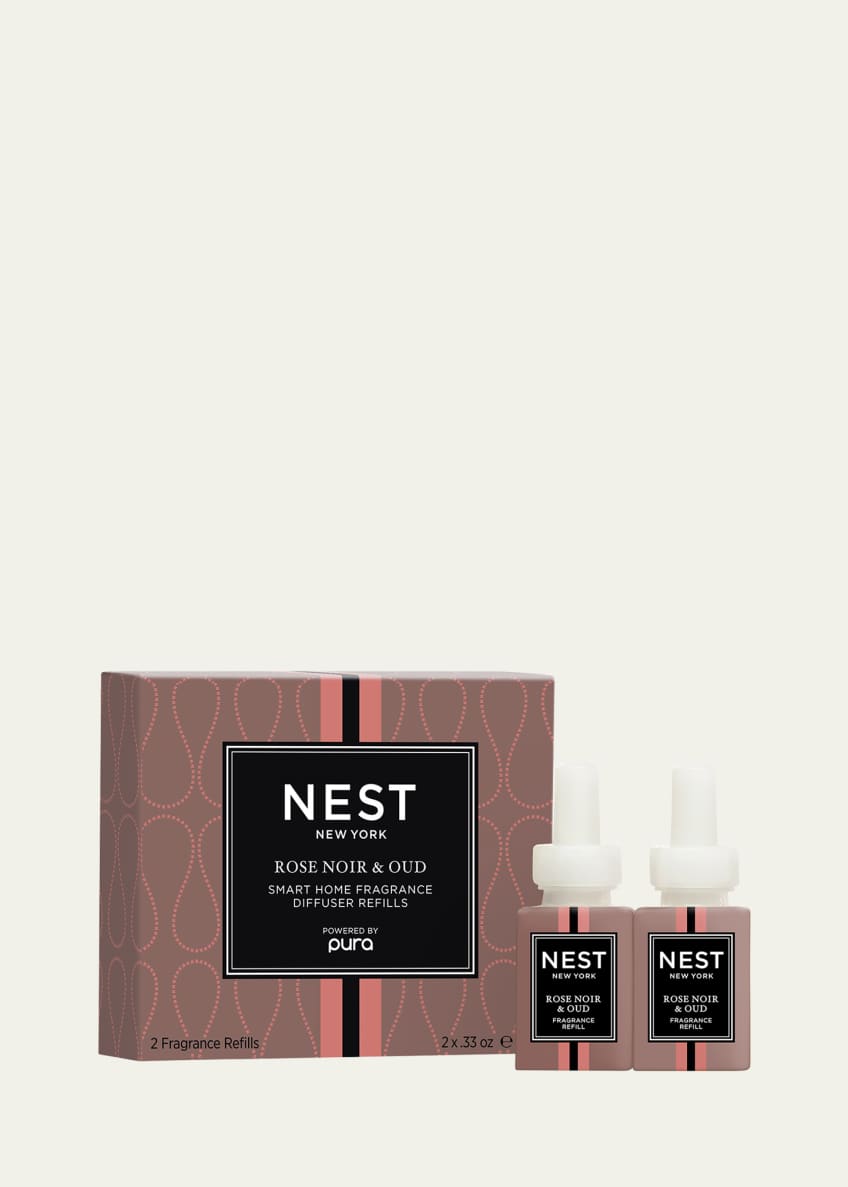 NEST New York Rose Noir & Oud Wall Diffuser Refill Duo Bergdorf Goodman