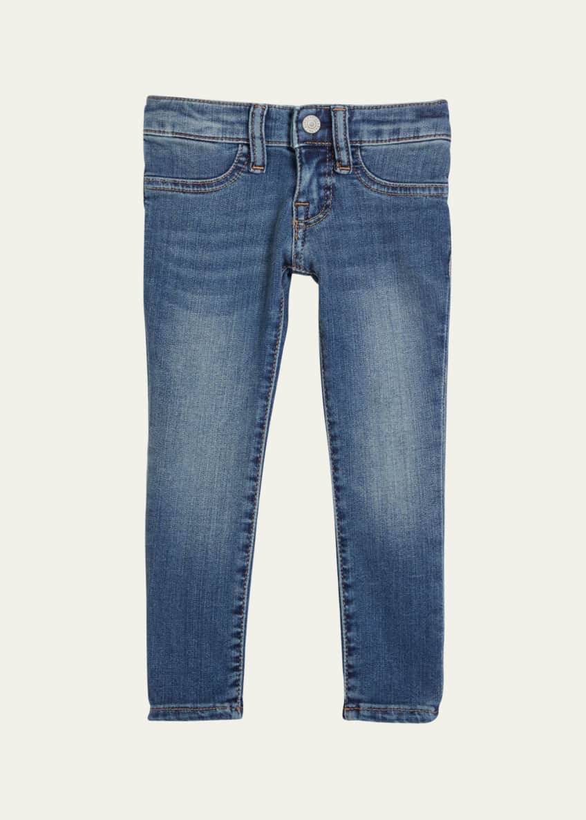 Ralph Lauren Childrenswear Girl's Aubrie Skinny Denim Jeans, Size 2-6X Image 1 of 5