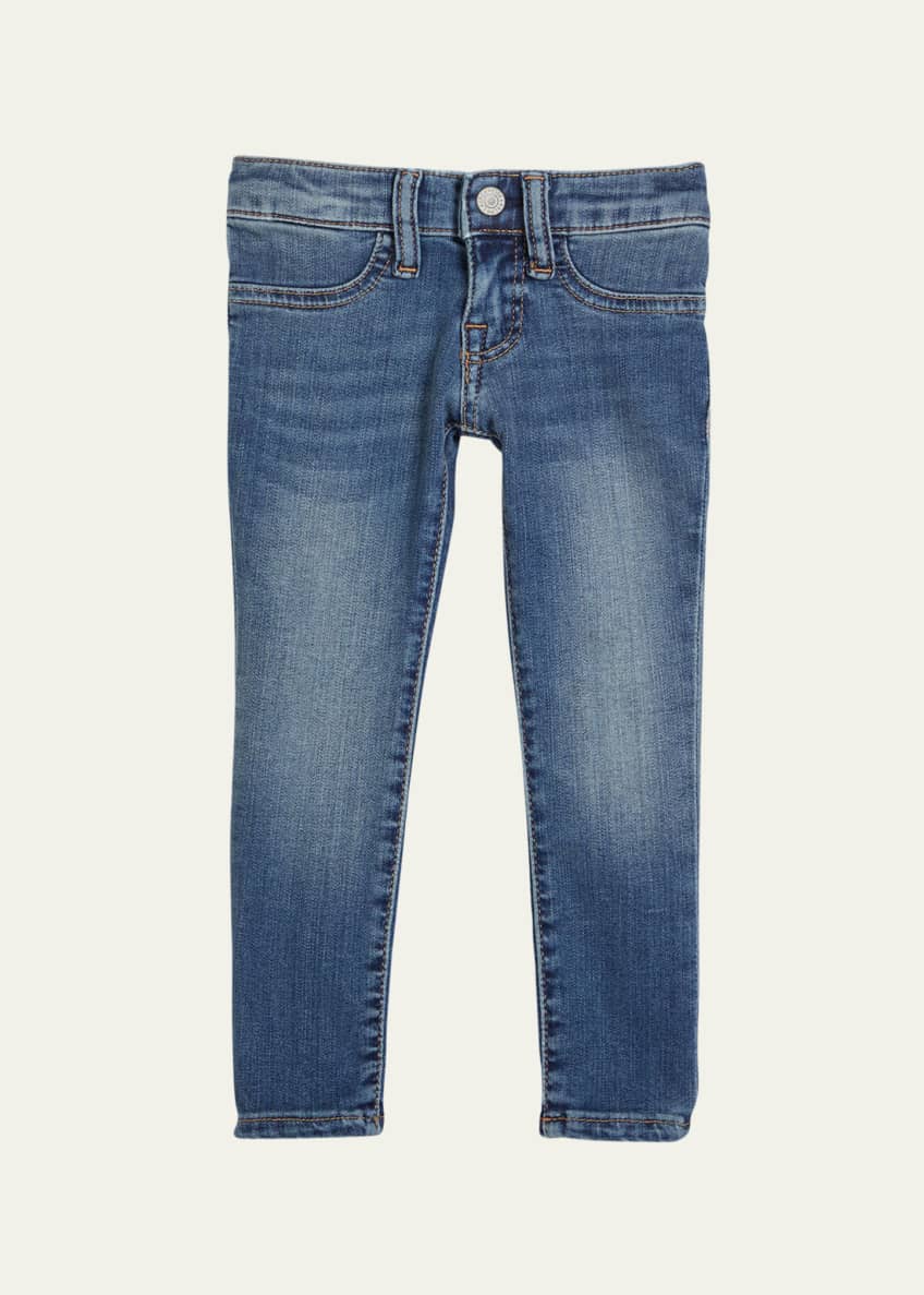 Ralph Lauren Childrenswear Girl's Aubrie Skinny Denim Jeans, Size 2-4 Image 1 of 2