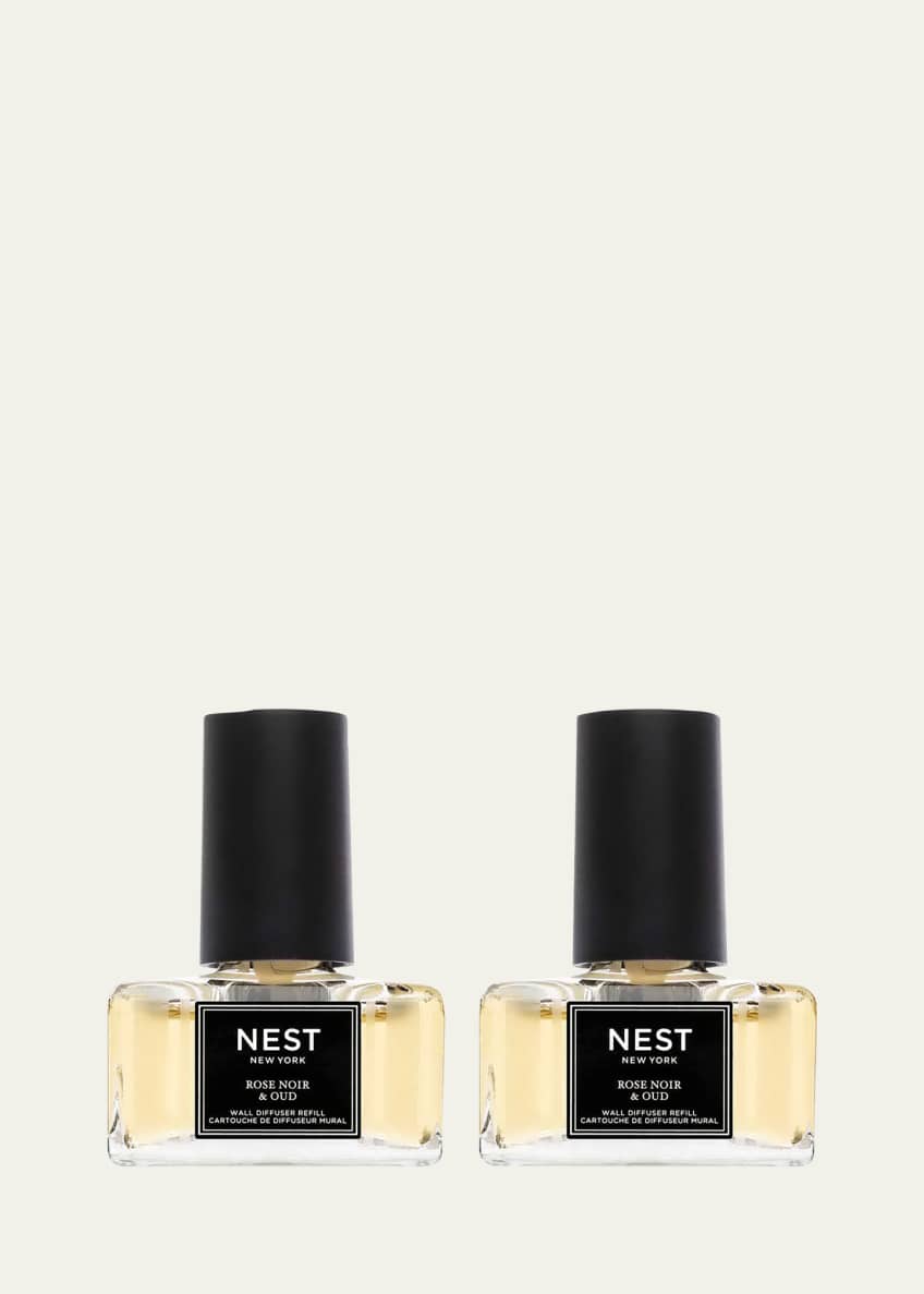 NEST New York Rose Noir & Oud Wall Diffuser Refill Duo Bergdorf Goodman