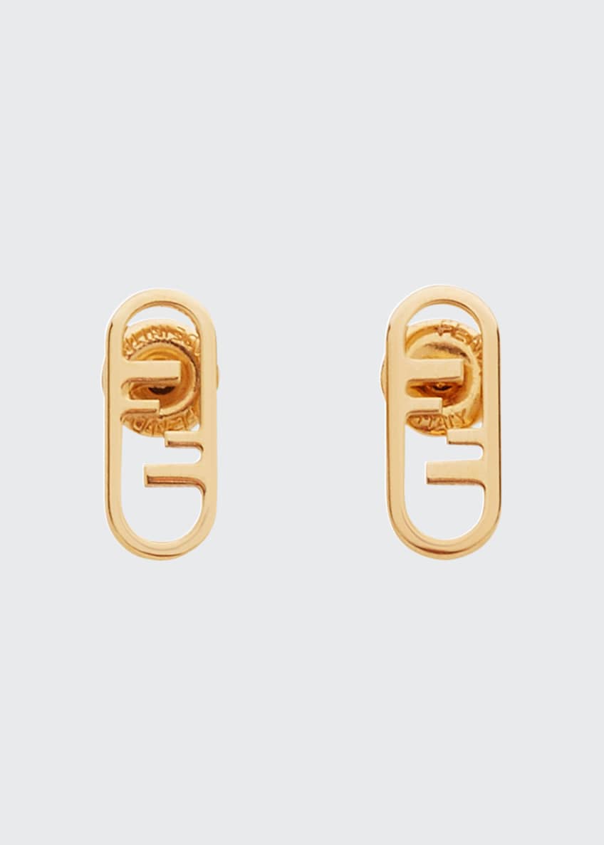 Fendi O'Lock Stud Earrings - Bergdorf Goodman