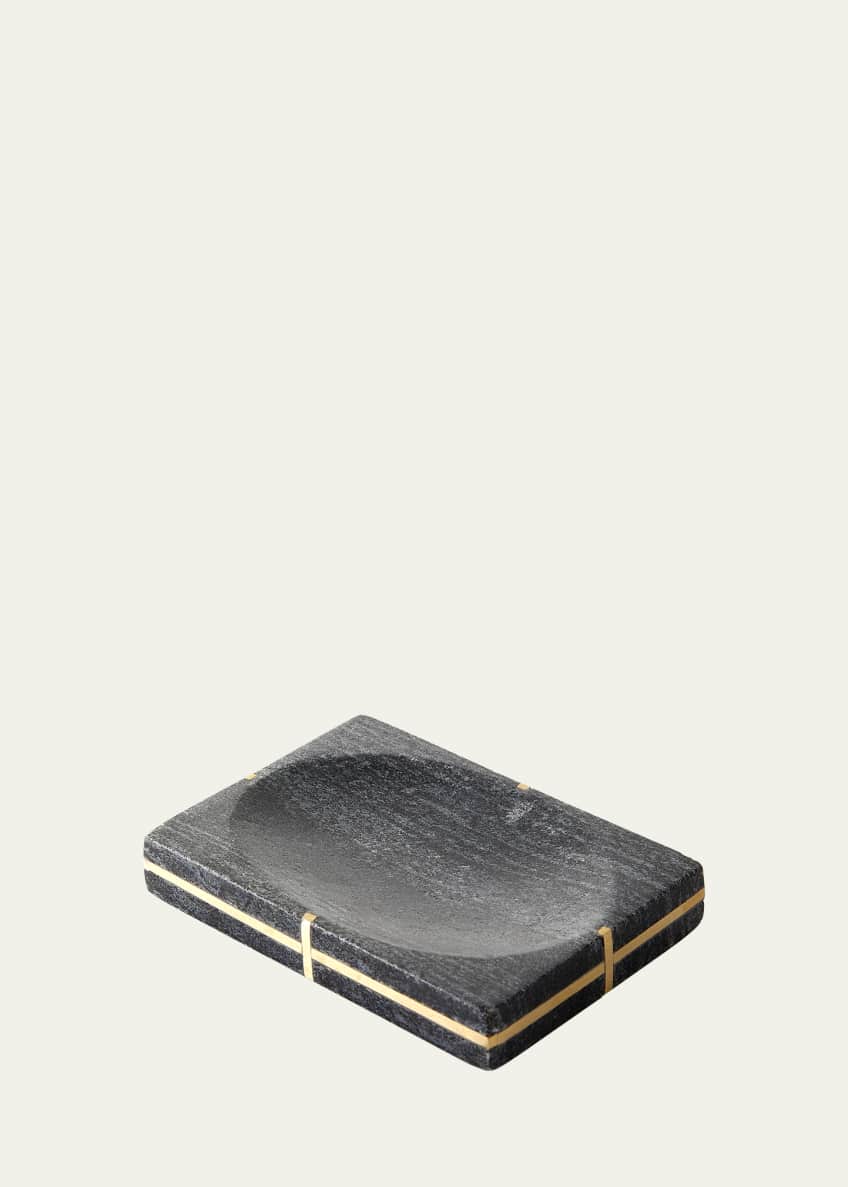 Kassatex Palais Marble Soap Dish Image 1 of 2