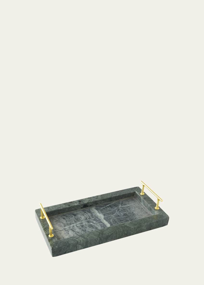 Kassatex Esmeralda Marble Tray