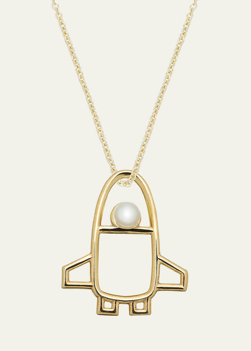 Pearl space necklace