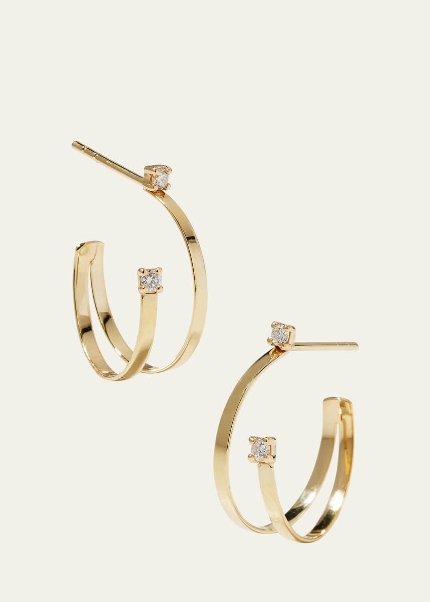 Lana 15mm Double Solo Illusion Hoop Earrings Bergdorf Goodman