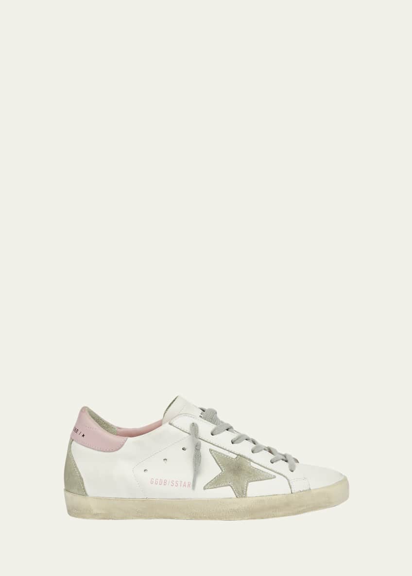 Superstar sneakers in leather with discount suede star