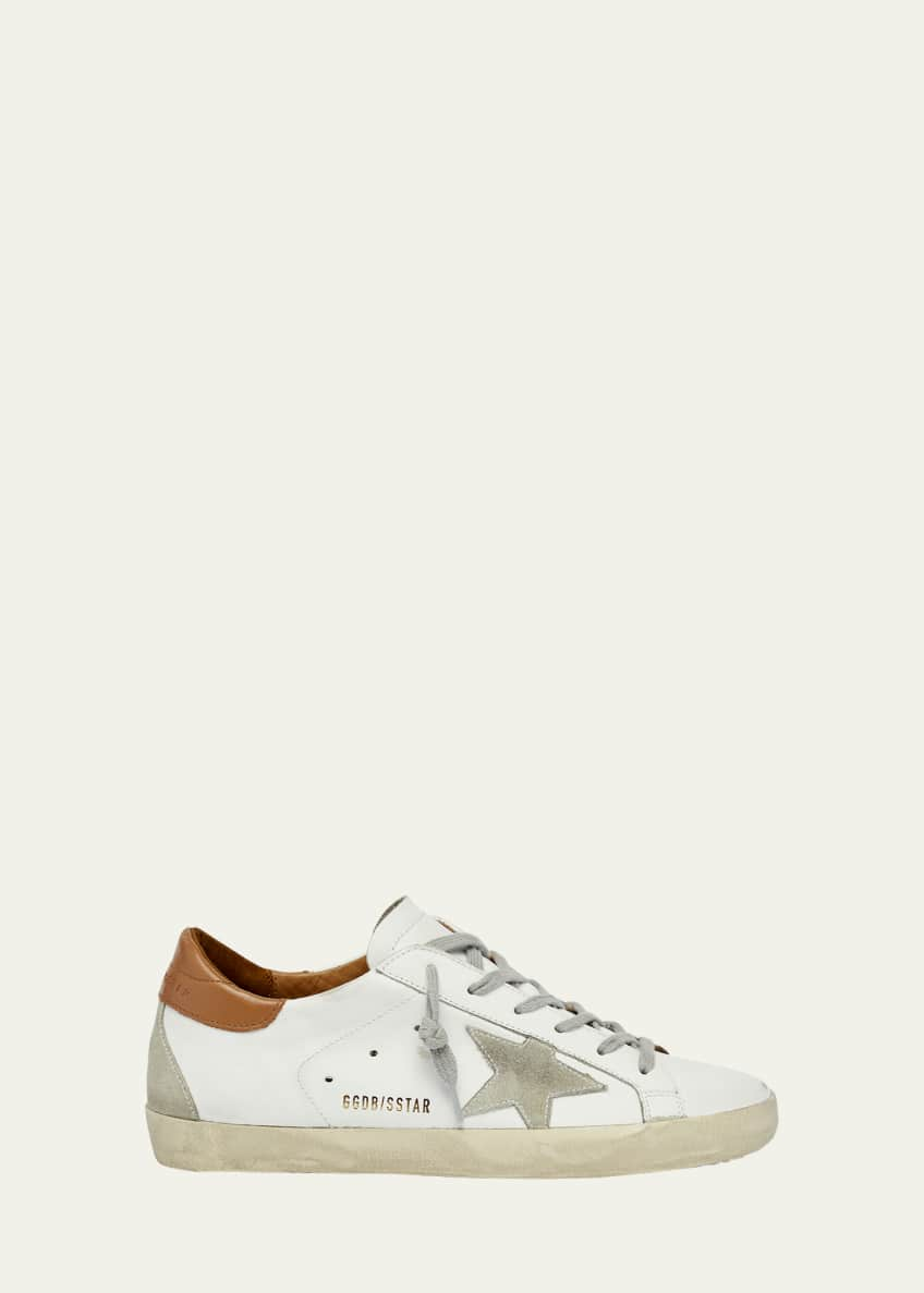 Golden Goose Superstar Bicolor Leather Low-Top Sneakers - Bergdorf Goodman