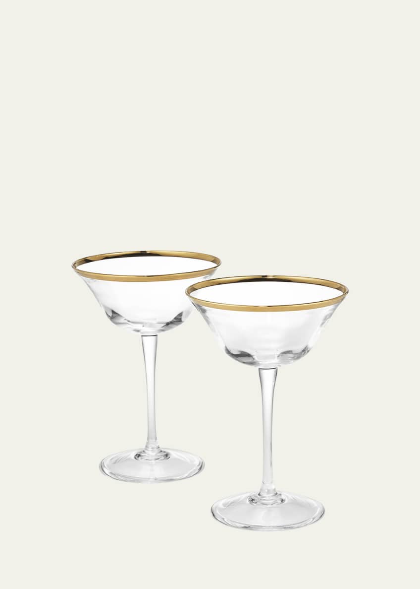 Aerin for Visual Comfort Signature Sophia Clear Coupe Glasses