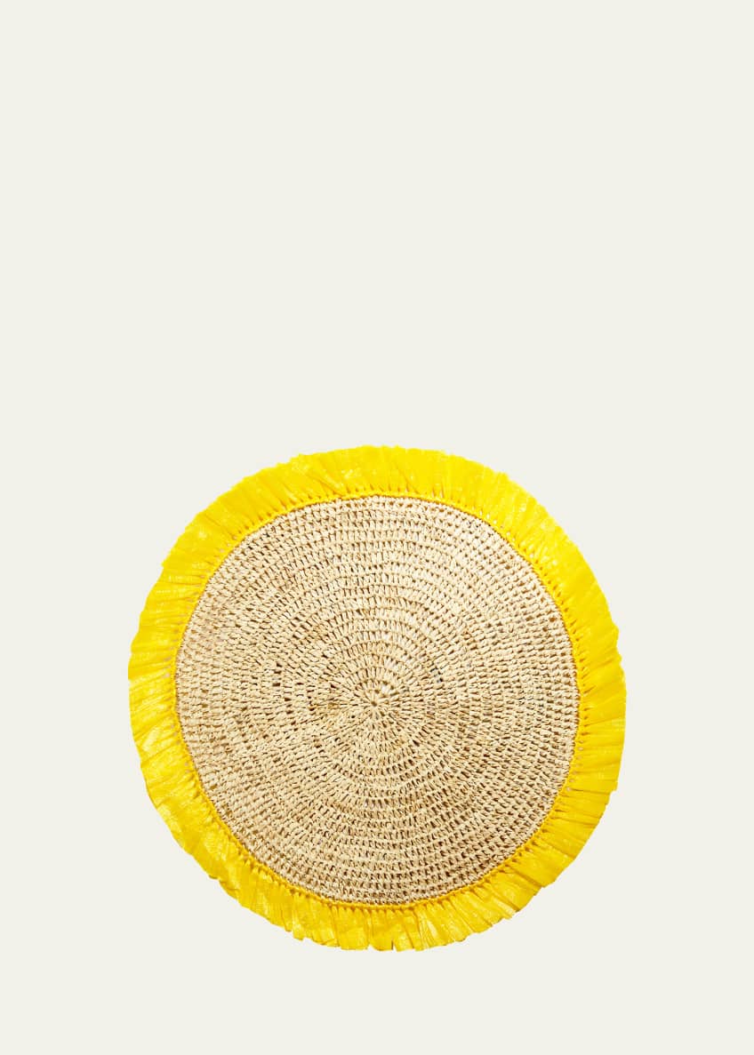 Von Gern Home Woven Rattan Fringe Placemat Bergdorf Goodman