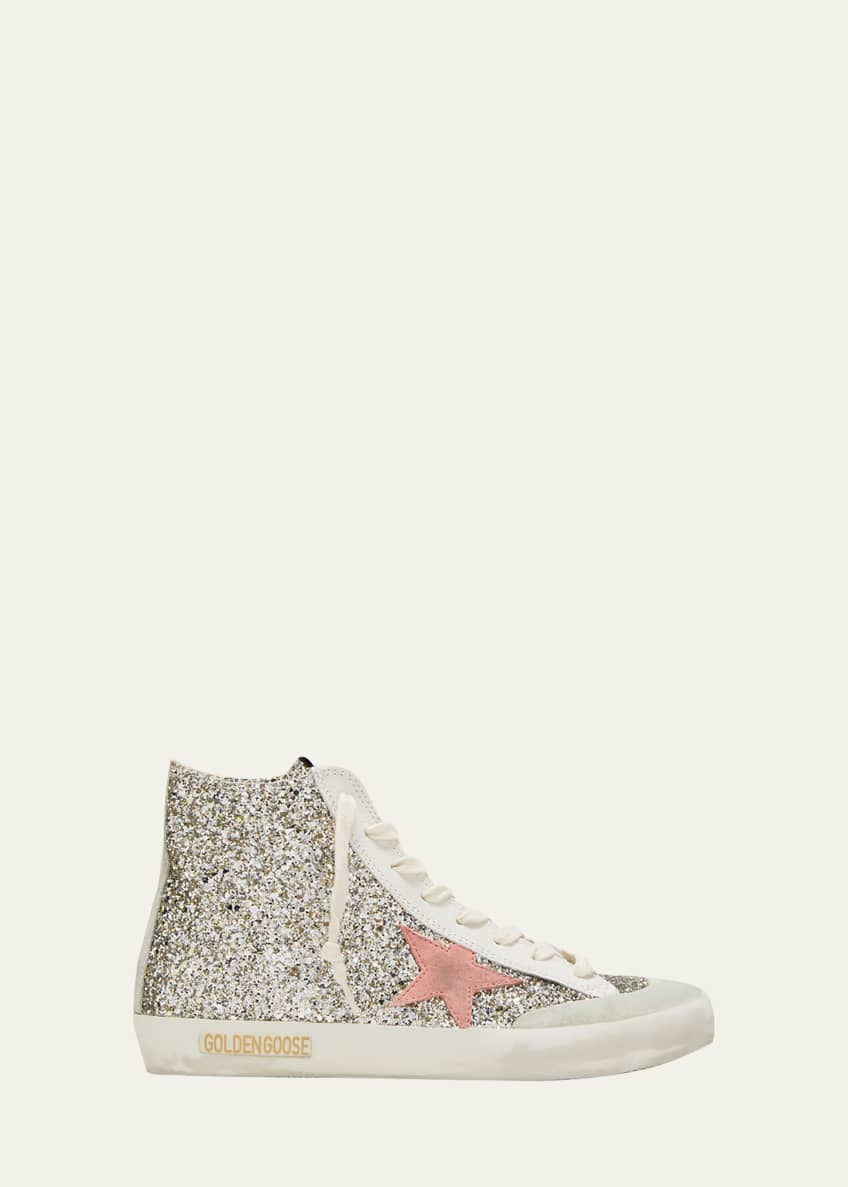 Golden goose francy hot sale glitter