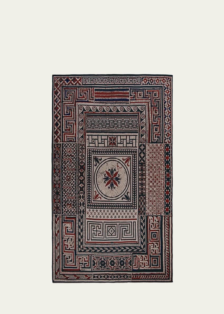 Saved NY Mosaic Throw Blanket, 51" x 71" Bergdorf Goodman