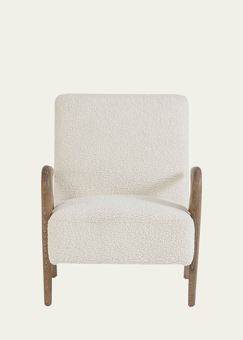 Interlude Home Angelica Faux Shearling Lounge Chair