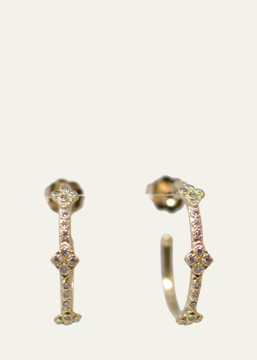 Armenta Diamond Crivelli Hoop Earrings