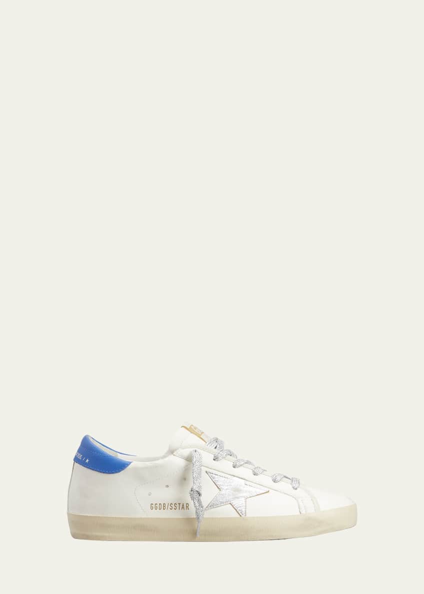 Golden Goose Superstar Mixed Leather Low Top Sneakers