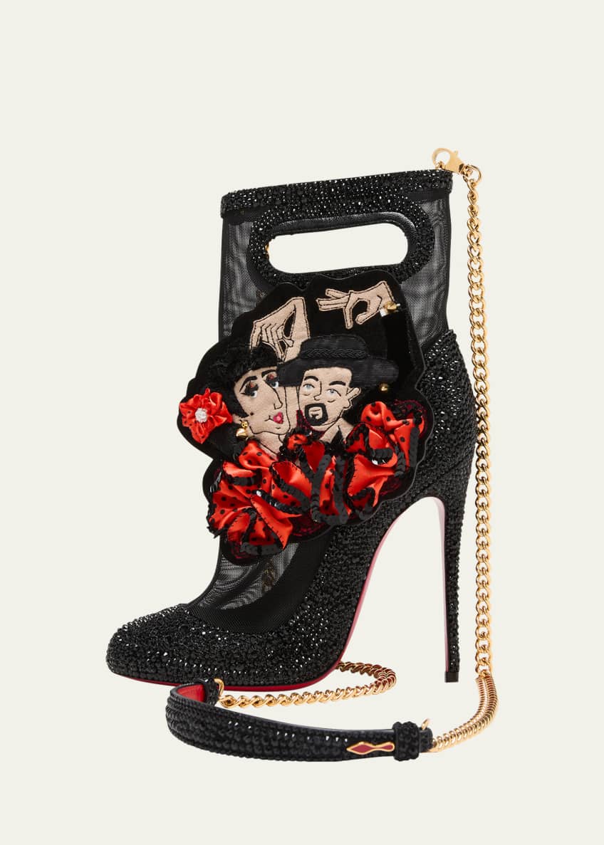 Christian Louboutin Fifi Charm with Flamenco Strass Bergdorf Goodman