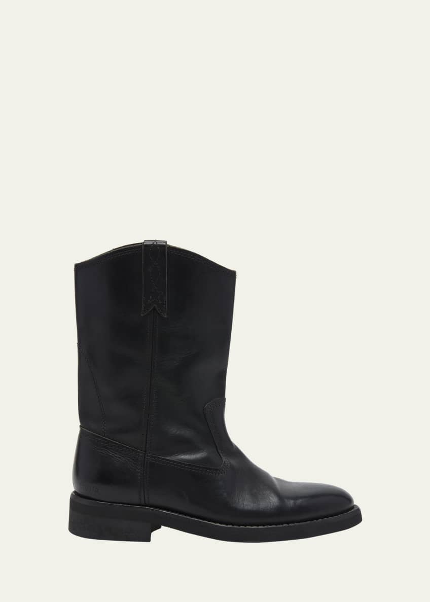 Golden Goose Biker Leather Ankle Boots