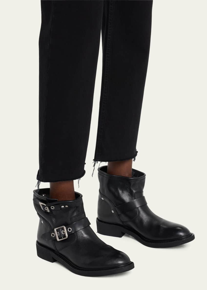 Golden Goose Biker glossy boots - Black