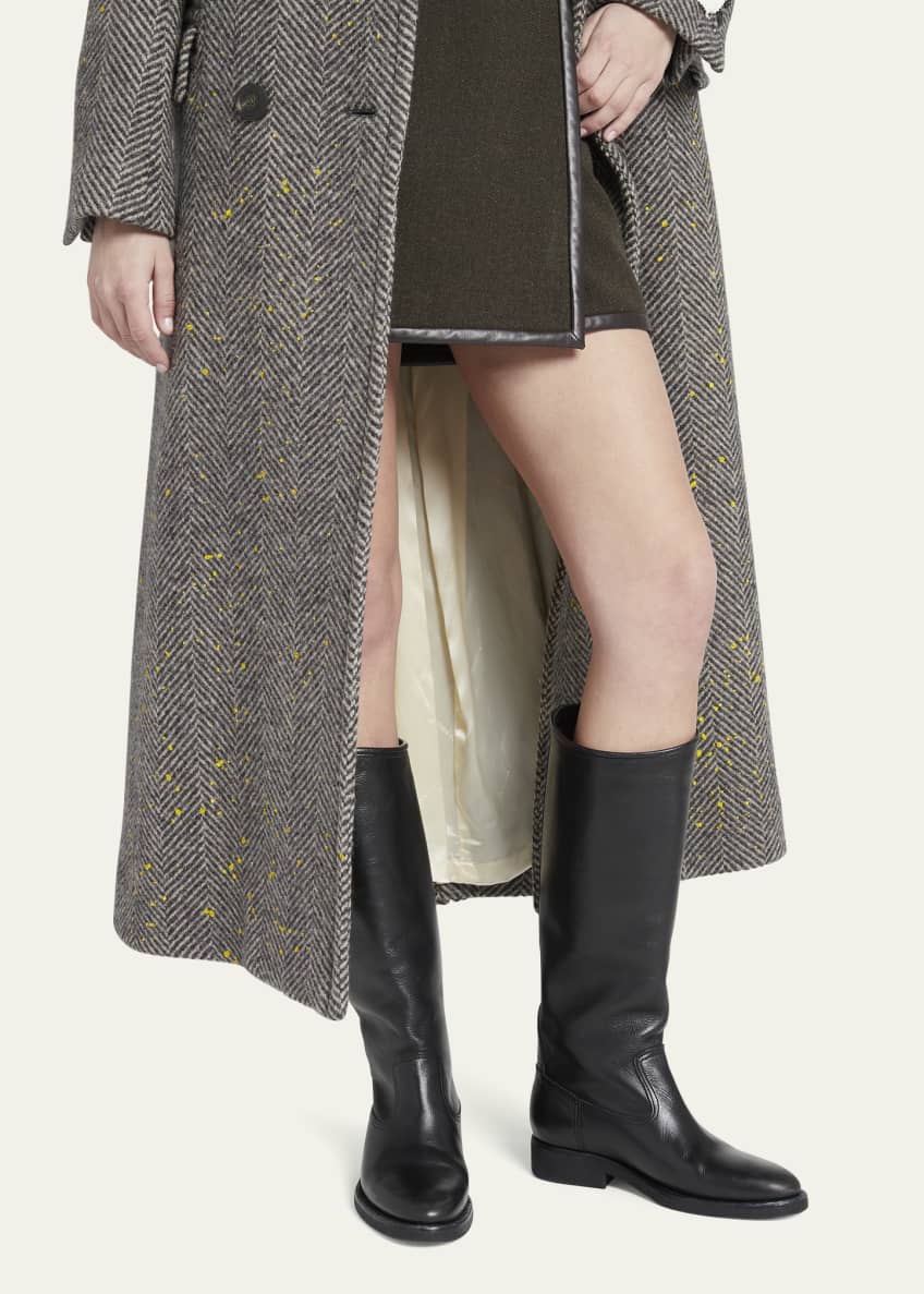 Golden Goose Leather Tall Biker Moto Boots Bergdorf Goodman