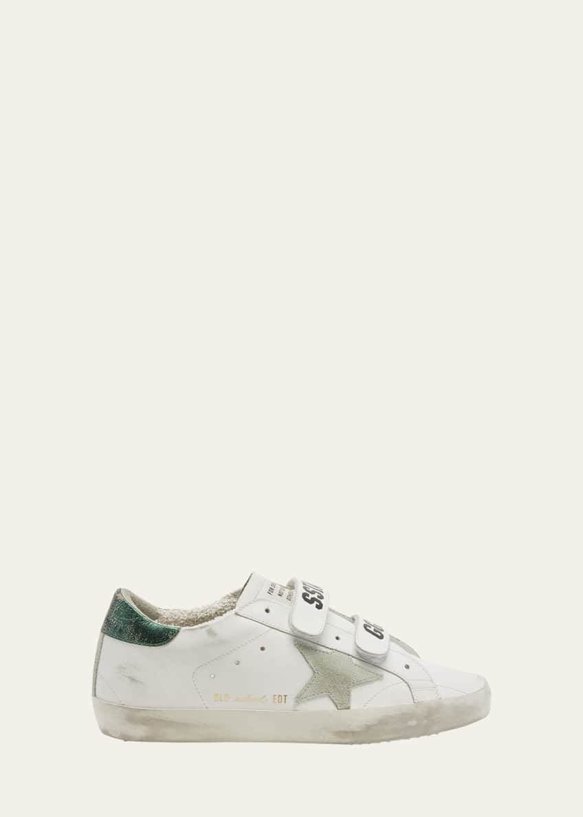 Golden Goose Old School Dual Grip Leather Sneakers