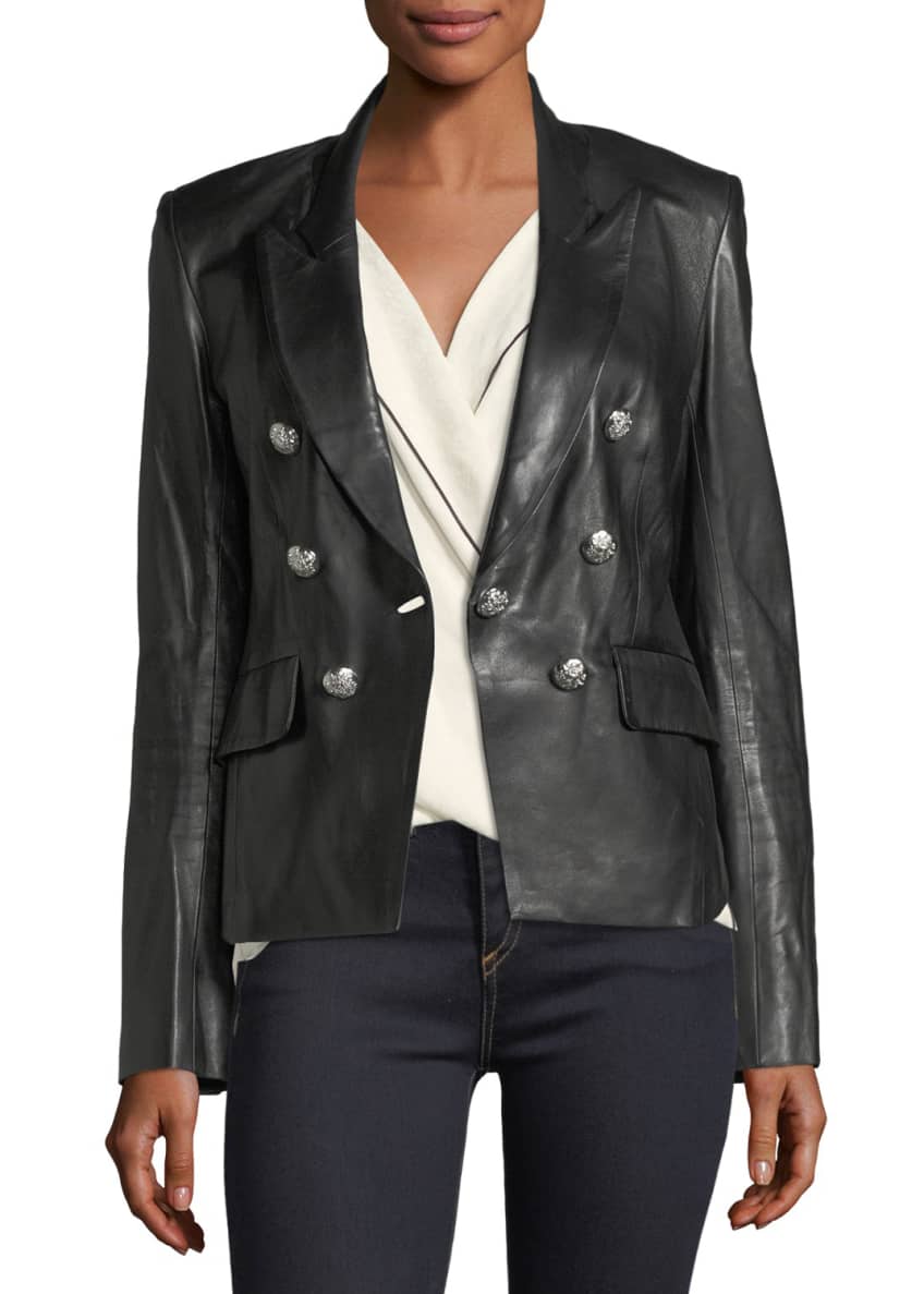 Veronica beard kate leather pants hot sale