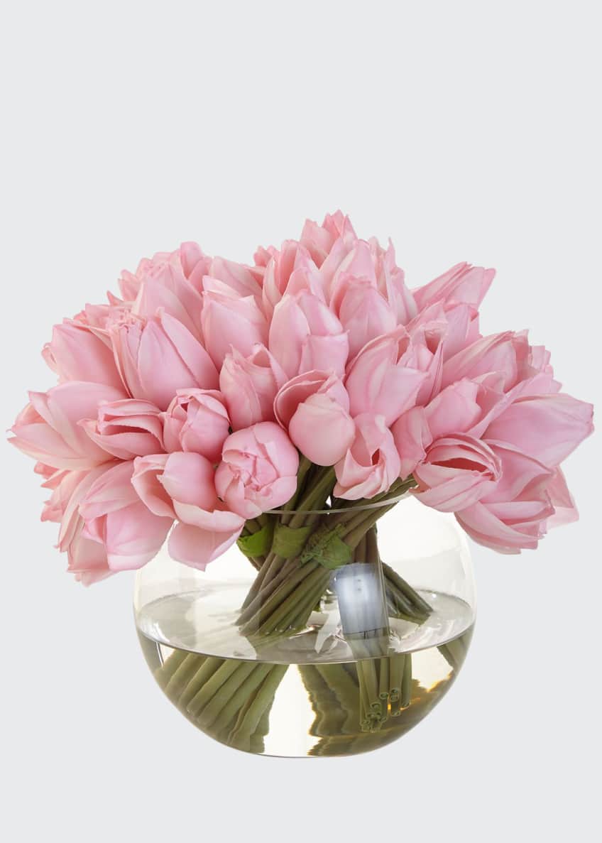 JohnRichard Collection Pink Tulip Faux Floral Bergdorf Goodman