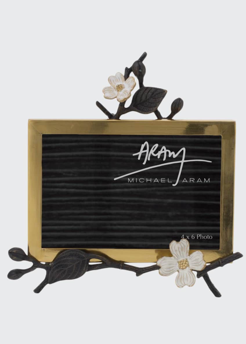 Michael Aram Dogwood Easel Picture Frame, 4" x 6" Bergdorf Goodman