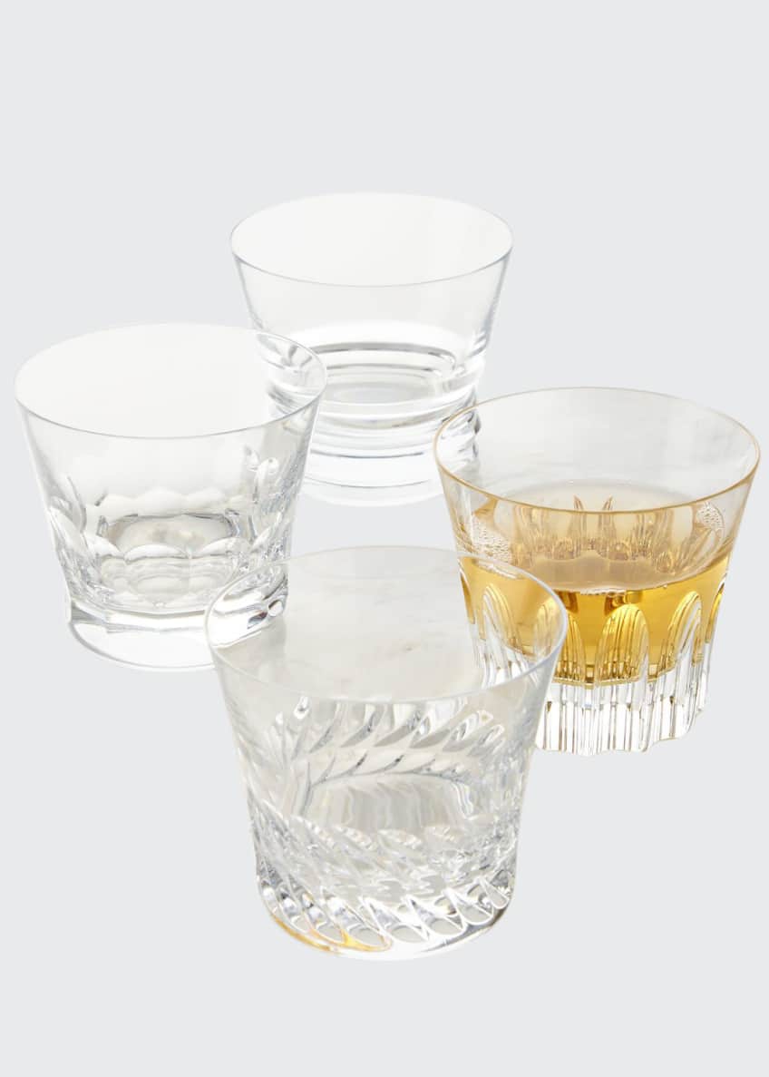 Baccarat Dallas Assorted Double OldFashioned Glasses, Set of 4