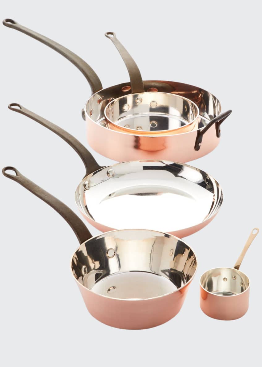 Duparquet Copper Cookware Solid Copper SilverLined Pans, Set of 5 Bergdorf Goodman