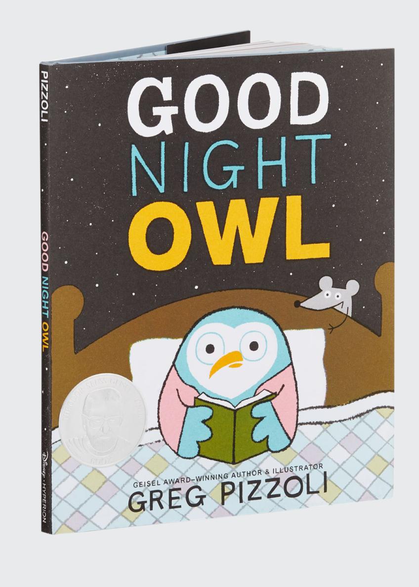 YOTTOY Good Night Owl Hardcover Book by Greg Pizzoli and Matching