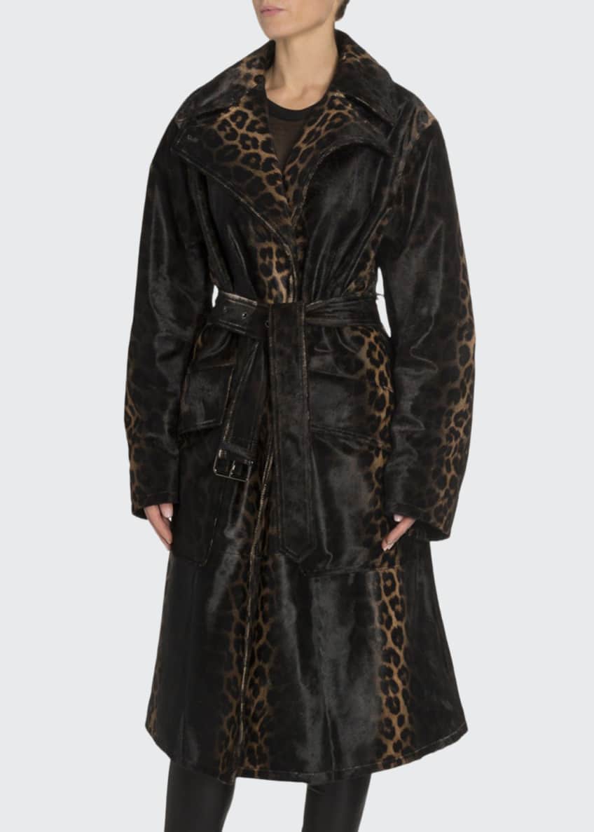 Tom ford leopard coat cheap