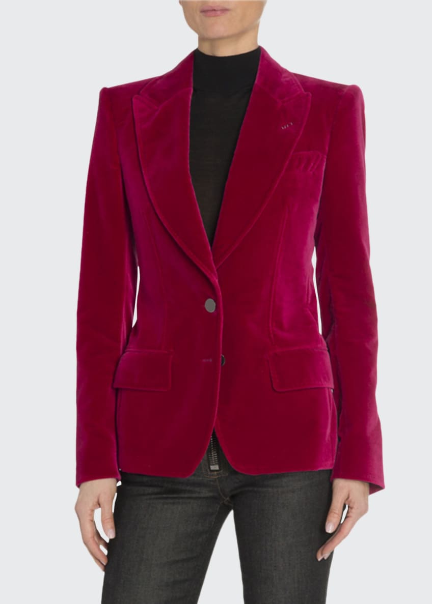 TOM FORD Velvet Two-Button Blazer and Matching Items & Matching Items -  Bergdorf Goodman
