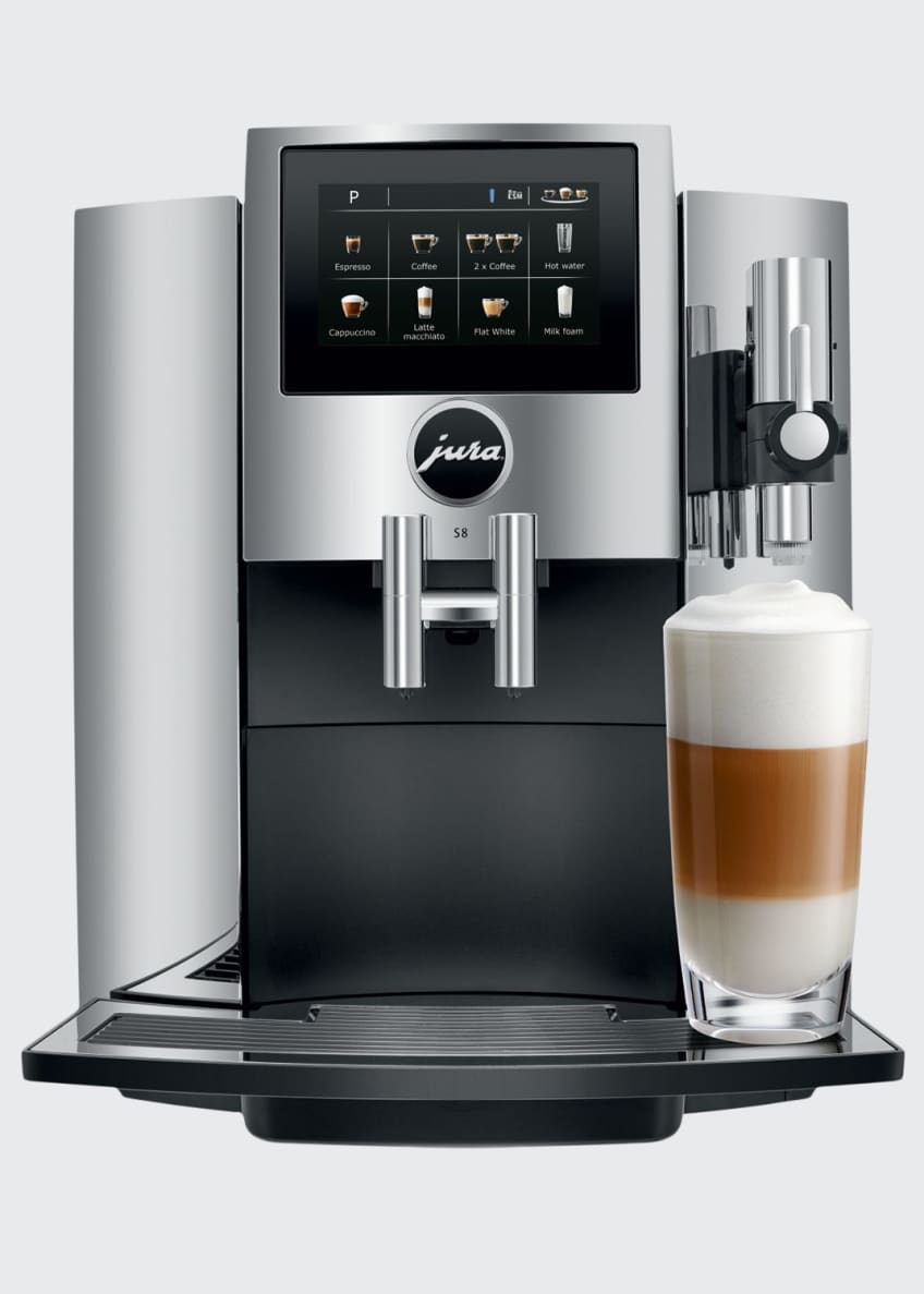 JURA S8 Automatic Coffee Machine Chrome Bergdorf Goodman