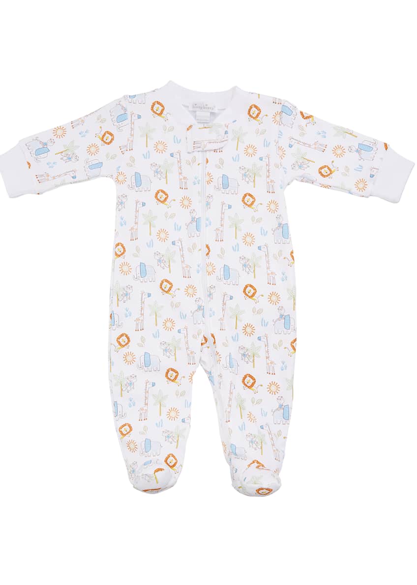 Kissy Kissy Jungle Joy Stripe Convertible Sleep Gown, Size Newborn