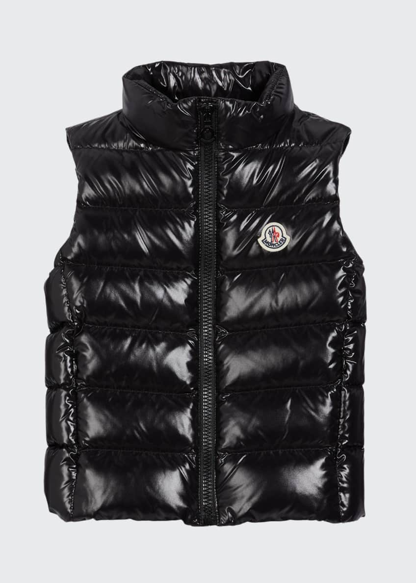 Ghany shiny quilted puffer vest cheap