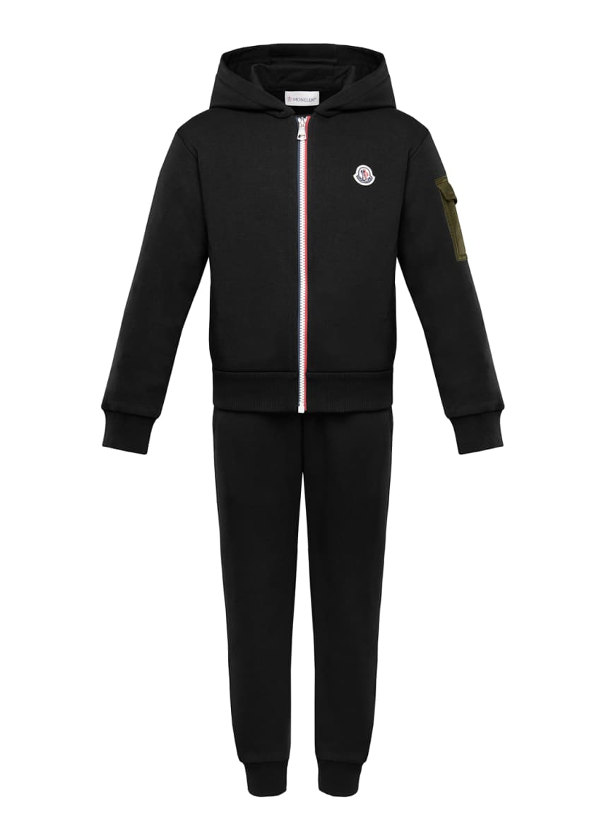 Moncler Boy's Two-Piece Jogging Set, Size 4-6 Image 1 of 4