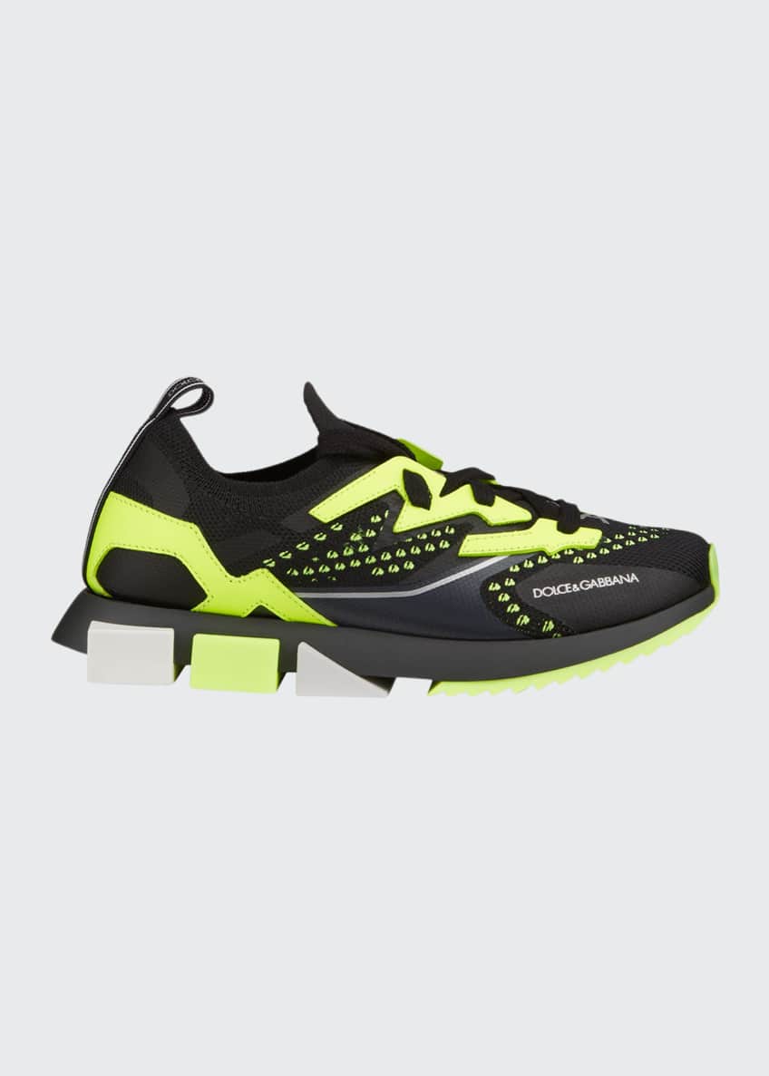 Dolce gabbana hot sale neon sneakers