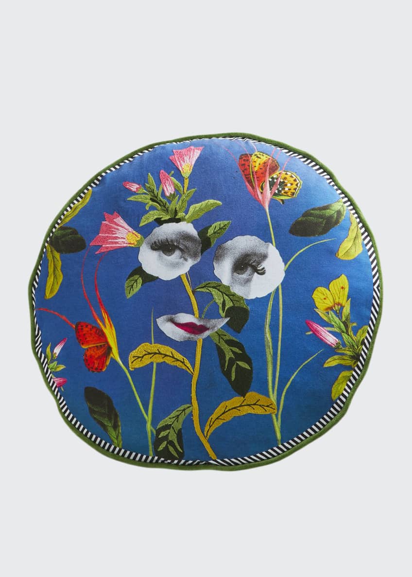 Christian Lacroix Premier Rendez Vous Marais Round Pillow Bergdorf