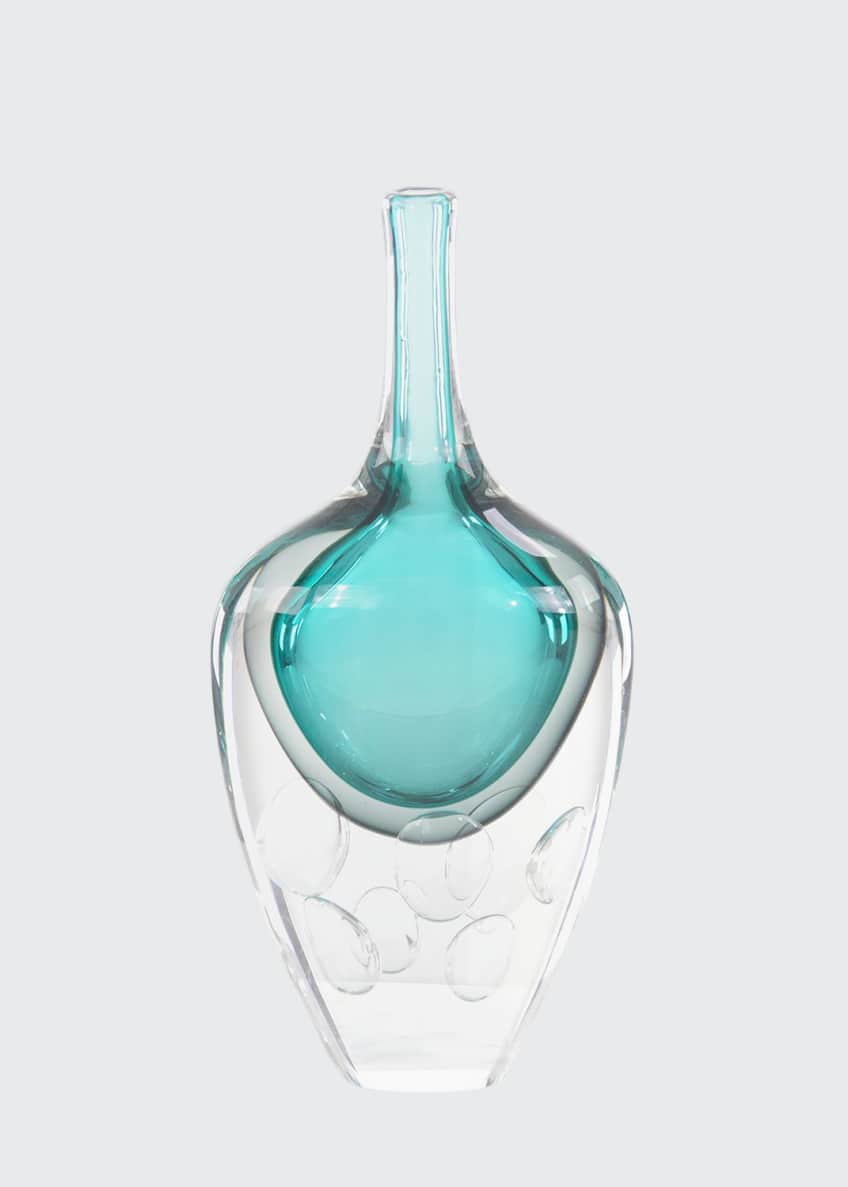 JohnRichard Collection Azure Art Glass Vase Bergdorf Goodman