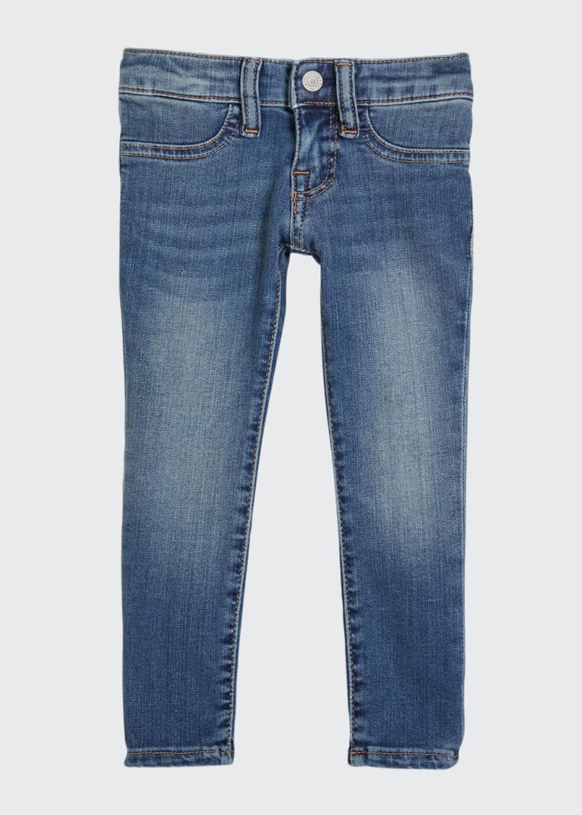 Ralph Lauren Childrenswear Girl's Aubrie Skinny Denim Jeans, Size 2-4 Image 1 of 2