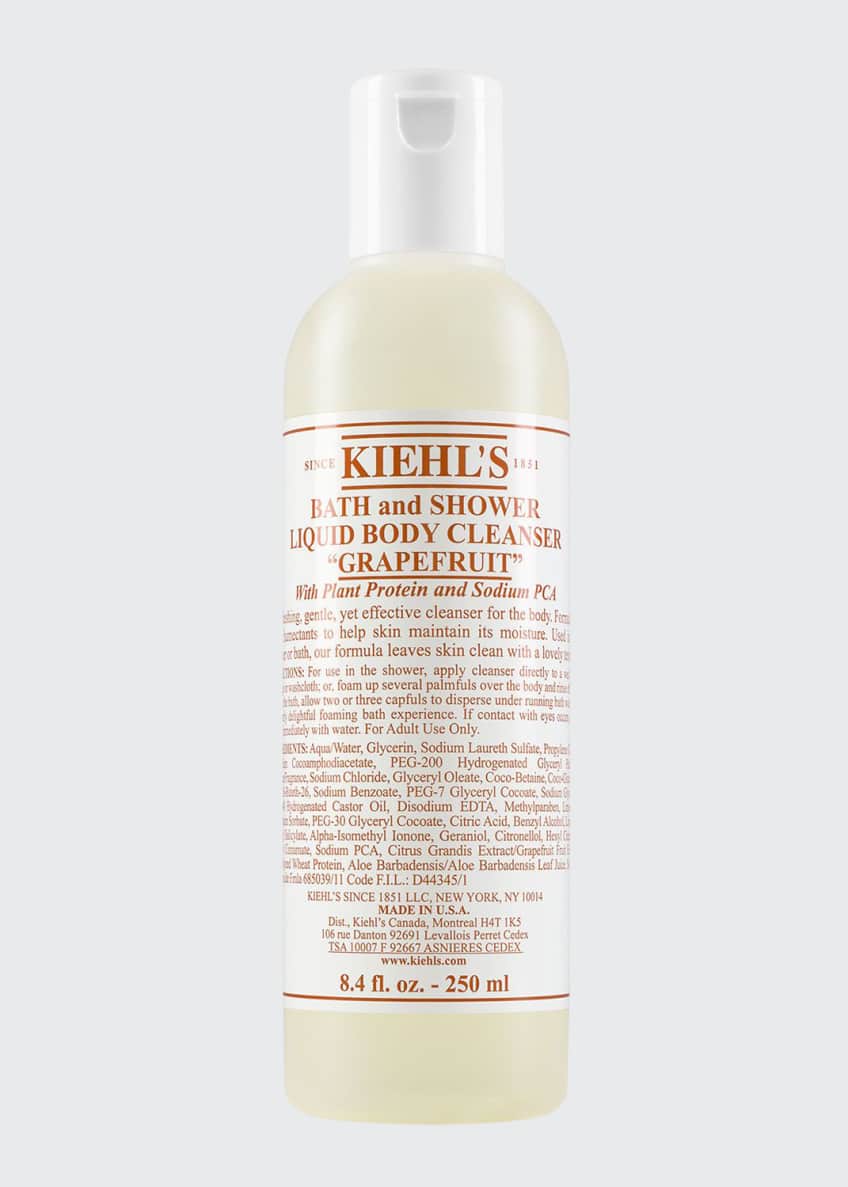 Kiehl's Since 1851 8 oz. Grapefruit Bath & Shower Liquid Body Cleanser Image 1 of 3