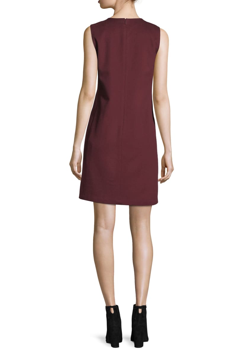 Lafayette 148 New York Daren Patchwork Calf Hair Dress Image 2 of 5