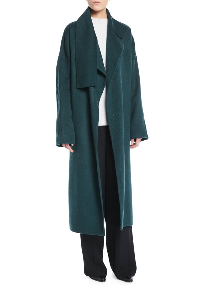 Vince belted cozy coat outlet