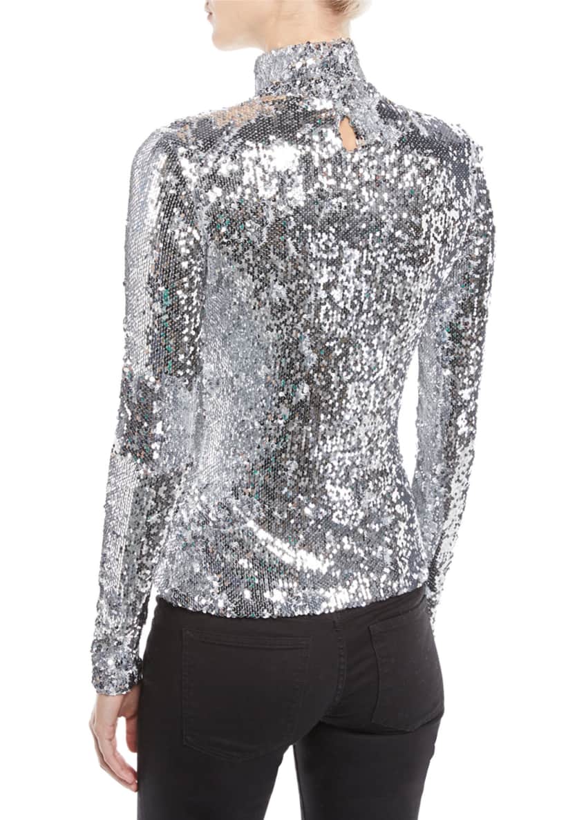 milly sequin turtleneck