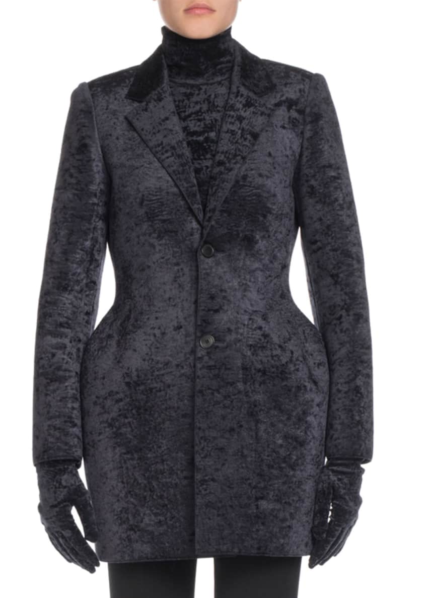 balenciaga hourglass blazer sale